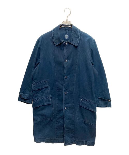 Porter Classic（ポータークラシック）Porter Classic (ポータークラシック) コットンステンカラーコート インディゴ サイズ:Sの古着・服飾アイテム