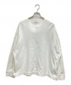 ATONエイトン）の古着「ガーメントダイ裏毛スウェット」｜ホワイト