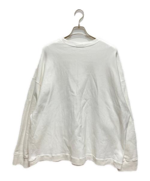 ATON（エイトン）ATON (エイトン) ガーメントダイ裏毛スウェット ホワイト サイズ:04の古着・服飾アイテム