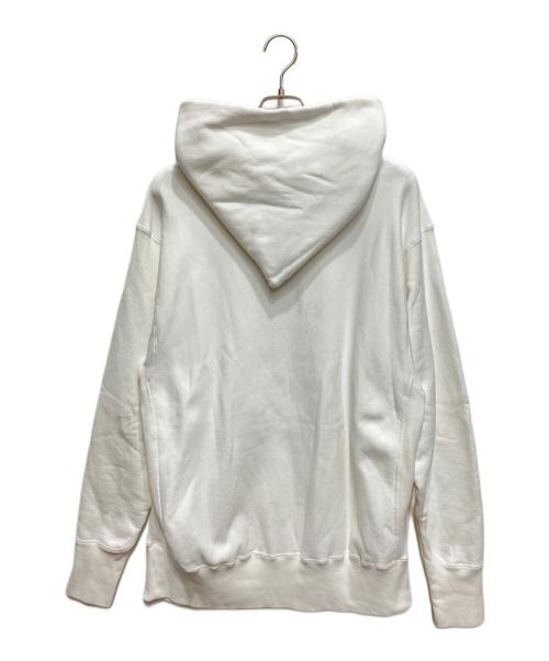 ATON（エイトン）ATON (エイトン) ガーメントダイ裏毛フーディ ホワイト サイズ:06の古着・服飾アイテム