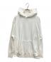ATON（エイトン）の古着「ガーメントダイ裏毛フーディ」｜ホワイト