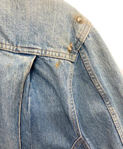 HOUSTON（ヒューストン）HOUSTON (ヒューストン) スタッズデニムジャケット インディゴ サイズ:Mの古着・服飾アイテム