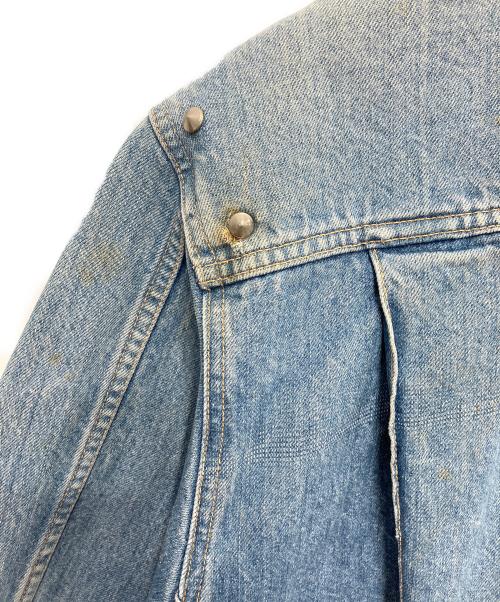 HOUSTON（ヒューストン）HOUSTON (ヒューストン) スタッズデニムジャケット インディゴ サイズ:Mの古着・服飾アイテム