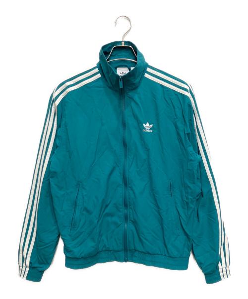 adidas（アディダス）adidas (アディダス) アディカラー ウーブン ファイヤーバード トラックトップ グリーン サイズ:Sの古着・服飾アイテム