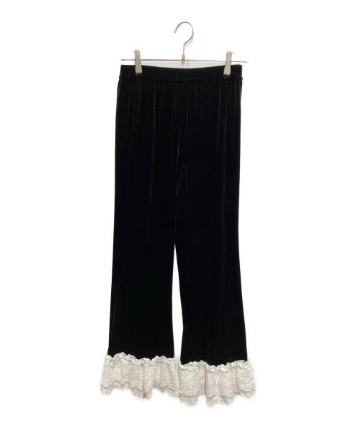 Lily Brown（リリーブラウン）Lily Brown (リリーブラウン) バリエーションフリルパンツ ブラック サイズ:1の古着・服飾アイテム