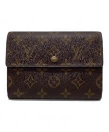LOUIS VUITTON（ルイ ヴィトン）の古着「ポルトトレゾール エテュイ パピエ3つ折り財布」｜ブラウン