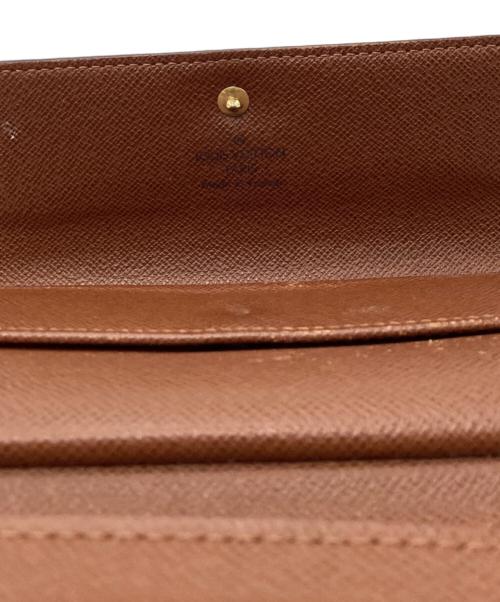 LOUIS VUITTON（ルイ ヴィトン）LOUIS VUITTON (ルイ ヴィトン) ポルトトレゾール エテュイ パピエ3つ折り財布 ブラウンの古着・服飾アイテム