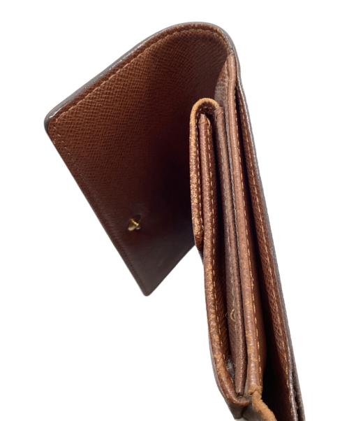 LOUIS VUITTON（ルイ ヴィトン）LOUIS VUITTON (ルイ ヴィトン) ポルトトレゾール エテュイ パピエ3つ折り財布 ブラウンの古着・服飾アイテム