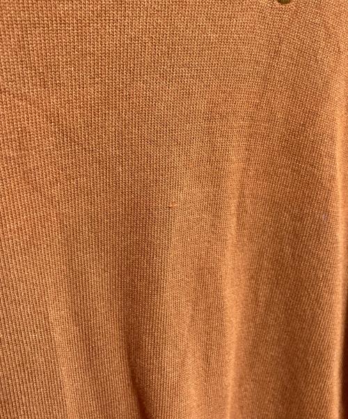 MARY QUANT（マリークヮント）MARY QUANT (マリークヮント) 異素材切替ニット ブラウン サイズ:Mの古着・服飾アイテム