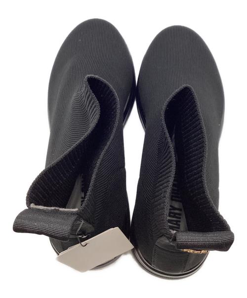 MARY QUANT（マリークヮント）MARY QUANT (マリークヮント) メタルデイジーニットブーツ ブラック サイズ:L 未使用品の古着・服飾アイテム