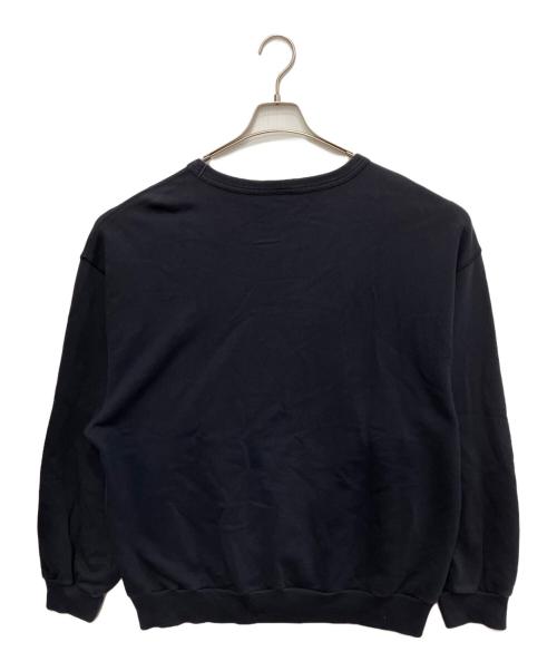 DRIES VAN NOTEN（ドリスヴァンノッテン）DRIES VAN NOTEN (ドリスヴァンノッテン) クルーネックスウェット ネイビー サイズ:Lの古着・服飾アイテム