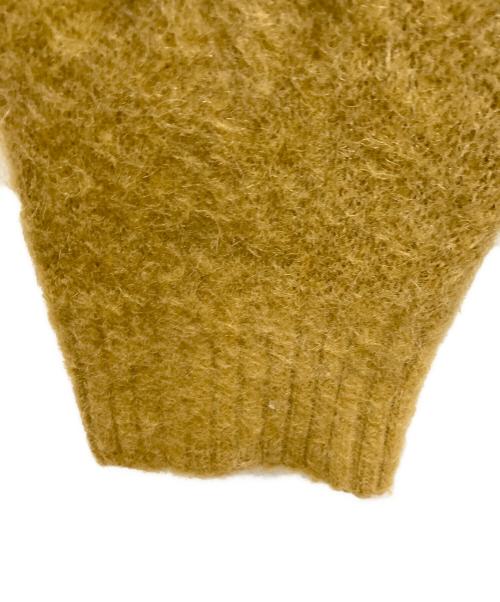 Needles（ニードルズ）Needles (ニードルズ) Mohair Cardigan - Zigzag ベージュ サイズ:Lの古着・服飾アイテム