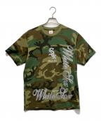 SUPREME×MLBシュプリーム×エムエルビー）の古着「Teams Tee」｜カーキ