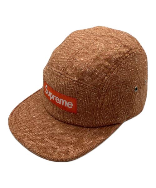 SUPREME（シュプリーム）Supreme (シュプリーム) Herringbone Donegal Camp Cap オレンジの古着・服飾アイテム