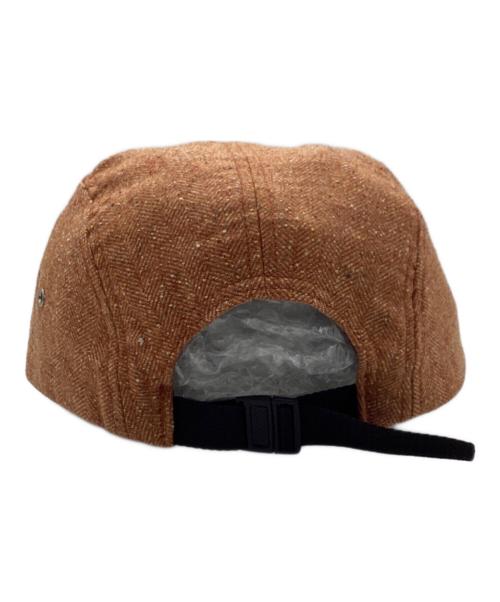 SUPREME（シュプリーム）Supreme (シュプリーム) Herringbone Donegal Camp Cap オレンジの古着・服飾アイテム
