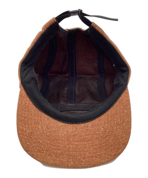SUPREME（シュプリーム）Supreme (シュプリーム) Herringbone Donegal Camp Cap オレンジの古着・服飾アイテム