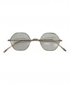 金子眼鏡×URBAN RESEARCHカネコガンキョウ×アーバンリサーチ）の古着「別注オクタゴン眼鏡」｜ゴールド