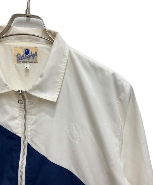 A BATHING APE（ア ベイシング エイプ）A BATHING APE (ア ベイシング エイプ) オールドスイングトップ ホワイト×ブルー サイズ:Lの古着・服飾アイテム