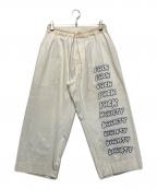 BERNHARD WILLHELMベルンハルト ウィルヘルム）の古着「刺繍パンツ」｜アイボリー