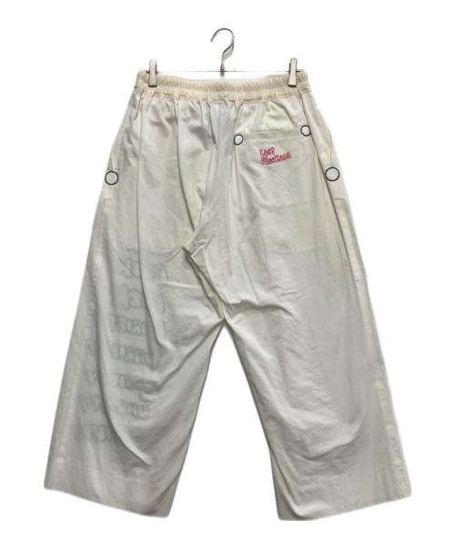 BERNHARD WILLHELM（ベルンハルト ウィルヘルム）BERNHARD WILLHELM (ベルンハルト ウィルヘルム) 刺繍パンツ アイボリー サイズ:Mの古着・服飾アイテム