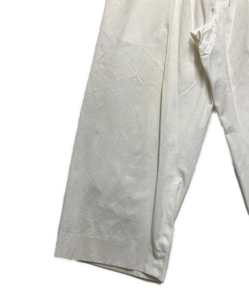 BERNHARD WILLHELM（ベルンハルト ウィルヘルム）BERNHARD WILLHELM (ベルンハルト ウィルヘルム) 刺繍パンツ アイボリー サイズ:Mの古着・服飾アイテム