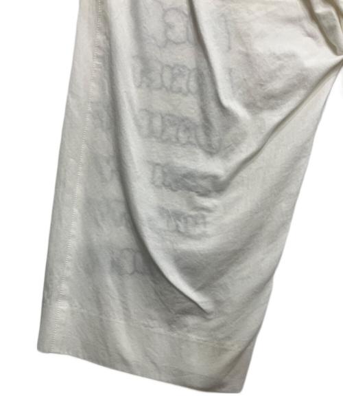 BERNHARD WILLHELM（ベルンハルト ウィルヘルム）BERNHARD WILLHELM (ベルンハルト ウィルヘルム) 刺繍パンツ アイボリー サイズ:Mの古着・服飾アイテム