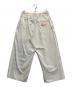 BERNHARD WILLHELM (ベルンハルト ウィルヘルム) 刺繍パンツ アイボリー サイズ:M：7000円