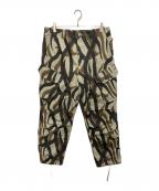 PALACEパレス）の古着「トライバルカモカーゴパンツ」｜カーキ