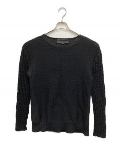 中古・古着通販】PRADA (プラダ) ウールカシミヤニットベスト ブラック