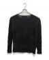 中古・古着 MASAKI MATSUSHIMA HOMME (マサキマツシマオム) 袖ケーブル切替ニット ブラック サイズ:2：7000円