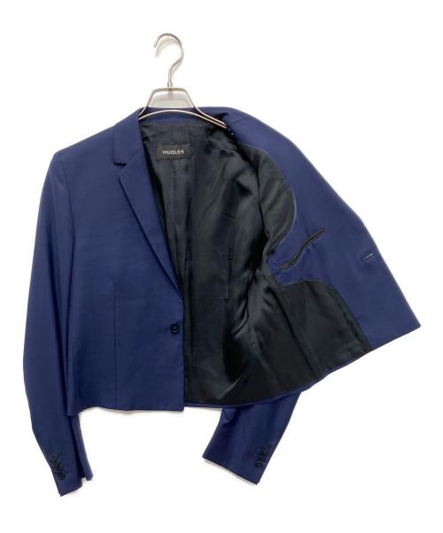 MUGLER（ミュグレー）MUGLER (ミュグレー) テーラードジャケット ネイビー サイズ:freeの古着・服飾アイテム