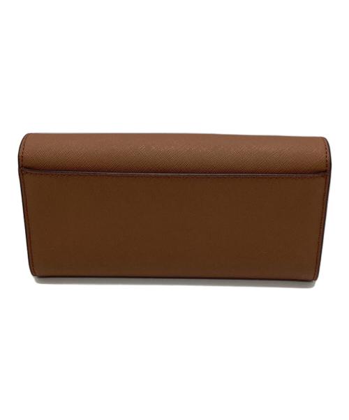 MICHAEL KORS（マイケル・コース）MICHAEL KORS (マイケル・コース) 長財布 ブラウンの古着・服飾アイテム