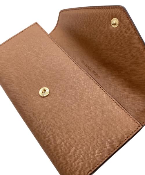 MICHAEL KORS（マイケル・コース）MICHAEL KORS (マイケル・コース) 長財布 ブラウンの古着・服飾アイテム