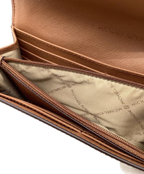 MICHAEL KORS（マイケル・コース）MICHAEL KORS (マイケル・コース) 長財布 ブラウンの古着・服飾アイテム