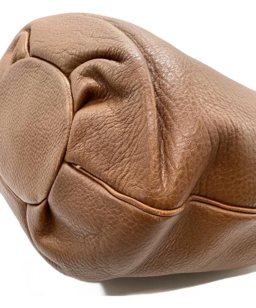 HIROFU（ヒロフ）HIROFU (ヒロフ) ハンドバッグ ブラウンの古着・服飾アイテム