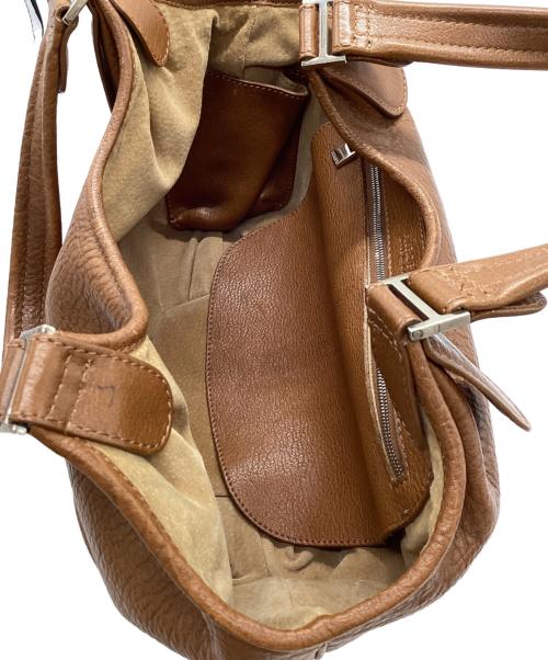 HIROFU（ヒロフ）HIROFU (ヒロフ) ハンドバッグ ブラウンの古着・服飾アイテム