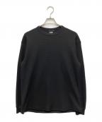 THE NORTH FACEザ ノース フェイス）の古着「ロングスリーブウォームワッフルクルー」｜ブラック