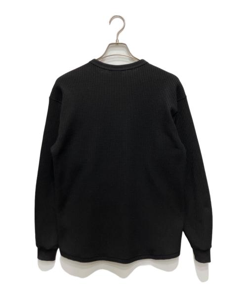 THE NORTH FACE（ザ ノース フェイス）THE NORTH FACE (ザ ノース フェイス) ロングスリーブウォームワッフルクルー ブラック サイズ:Mの古着・服飾アイテム