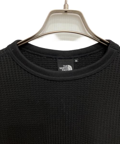 THE NORTH FACE（ザ ノース フェイス）THE NORTH FACE (ザ ノース フェイス) ロングスリーブウォームワッフルクルー ブラック サイズ:Mの古着・服飾アイテム