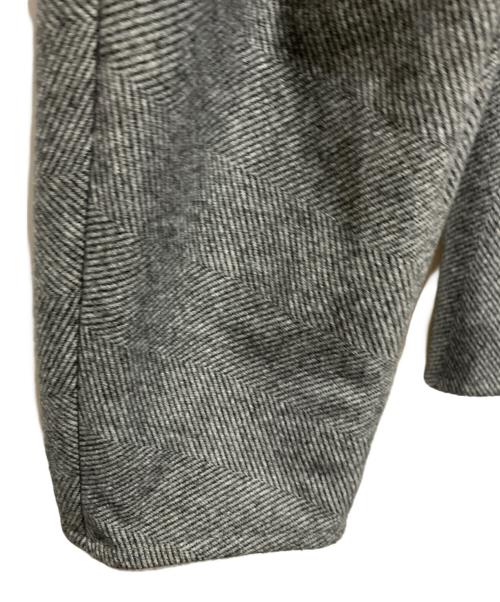 THREE DOTS（スリードッツ）THREE DOTS (スリードッツ) ウーリージャージー コクーンプルオーバー グレー サイズ:Sの古着・服飾アイテム