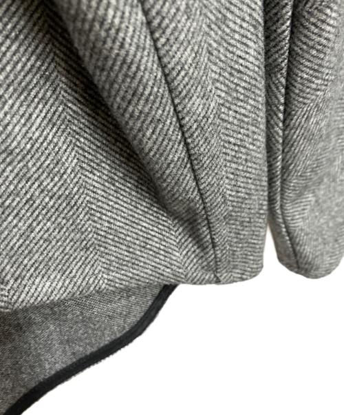 THREE DOTS（スリードッツ）THREE DOTS (スリードッツ) ウーリージャージー コクーンプルオーバー グレー サイズ:Sの古着・服飾アイテム