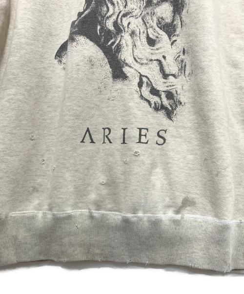 SAINT MICHAEL（セントマイケル）SAINT MICHAEL (セントマイケル) ARIES (アリーズ) ARS CRW SWT/MR ARIES グレー サイズ:Lの古着・服飾アイテム