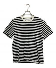 Maison Margiela（メゾンマルジェラ）の古着「ボーダーTシャツ」｜ホワイト×ブラック