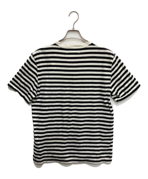 Maison Margiela（メゾンマルジェラ）Maison Margiela (メゾンマルジェラ) ボーダーTシャツ ホワイト×ブラック サイズ:1の古着・服飾アイテム