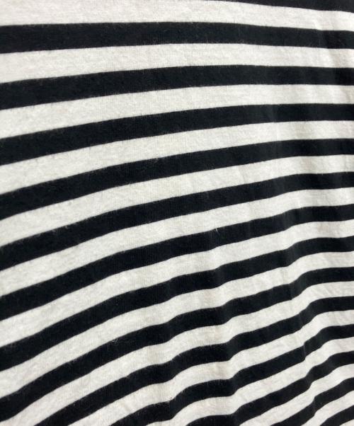 Maison Margiela（メゾンマルジェラ）Maison Margiela (メゾンマルジェラ) ボーダーTシャツ ホワイト×ブラック サイズ:1の古着・服飾アイテム