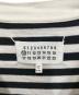 中古・古着 Maison Margiela (メゾンマルジェラ) ボーダーTシャツ ホワイト×ブラック サイズ:1：9000円