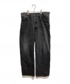 MINEDENIMマインデニム）の古着「W.Straight 5pocket USD」｜グレー