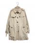 BURBERRY LONDON（バーバリーロンドン）の古着「ライナー付ハーフトレンチコート」｜ベージュ
