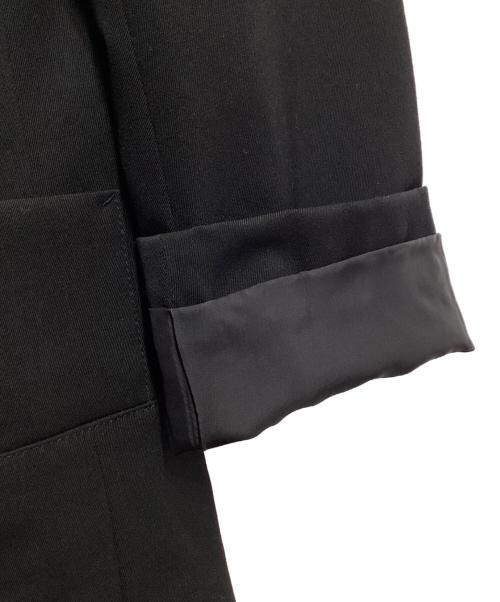 Y's（ワイズ）Y's (ワイズ) ベルテッド ピークドラペルジャケット ブラック サイズ:3の古着・服飾アイテム