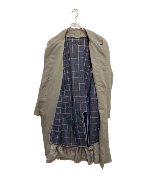 BALENCIAGA（バレンシアガ）BALENCIAGA (バレンシアガ) ライナー付ステンカラーコート グレー サイズ:FREEの古着・服飾アイテム